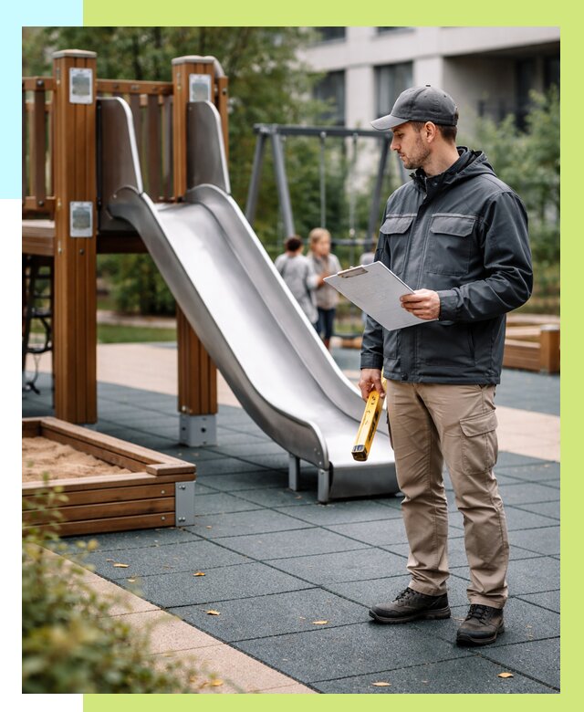 Сертификация детских площадок в Горячем Ключе от 25833 р. | Алешин-Грч