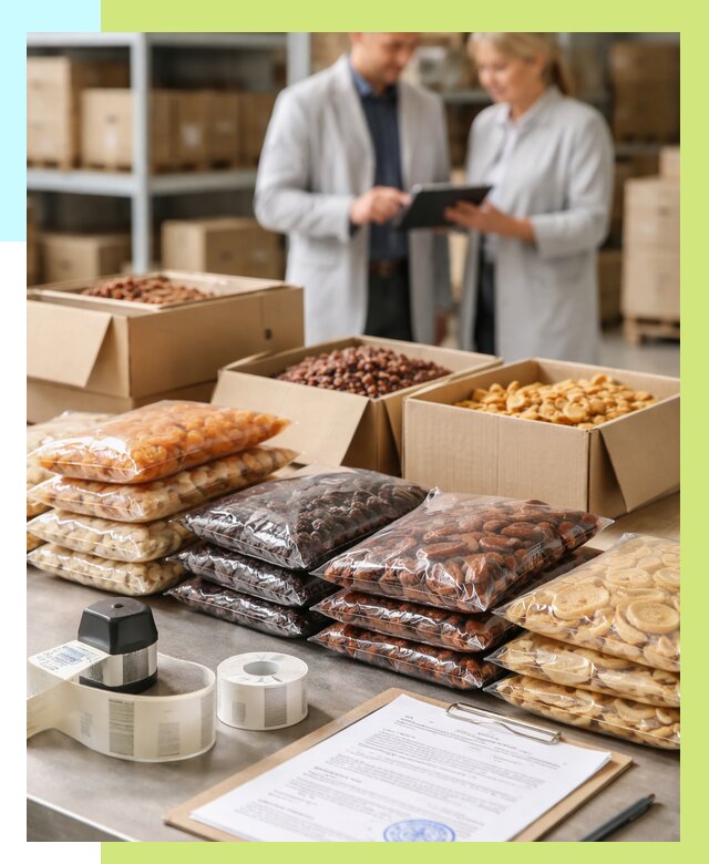 Сертификация сухофруктов в Горячем Ключе от 12400 р. | Алешин-Грч под ключ