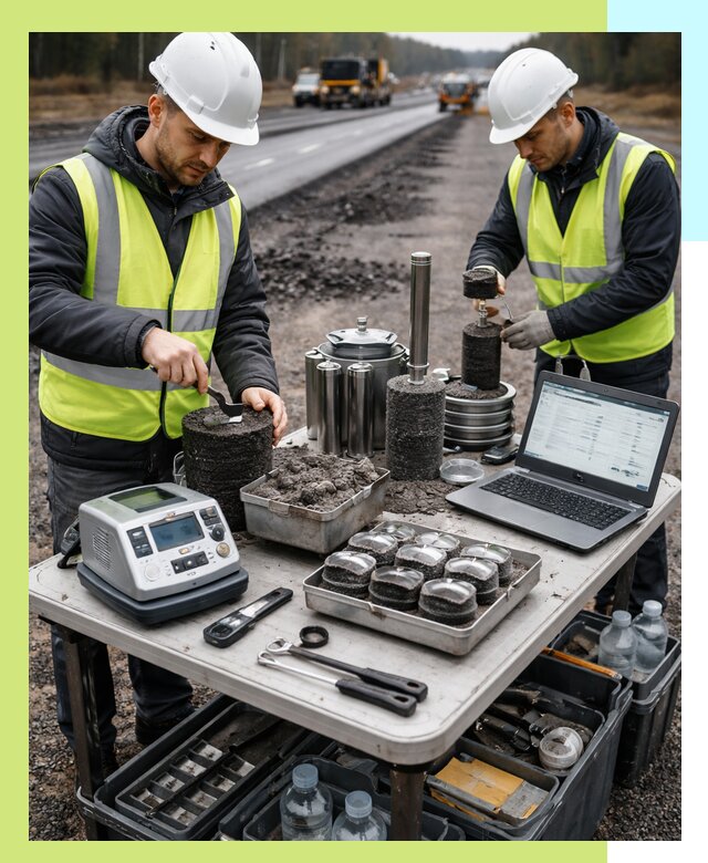 Сертификация асфальта: испытания и подтверждение в Горячем Ключе