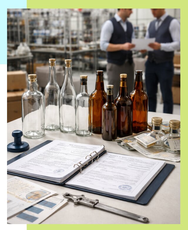 Сертификация стеклянных бутылок в Горячем Ключе от 25833 р. | Алешин-Грч