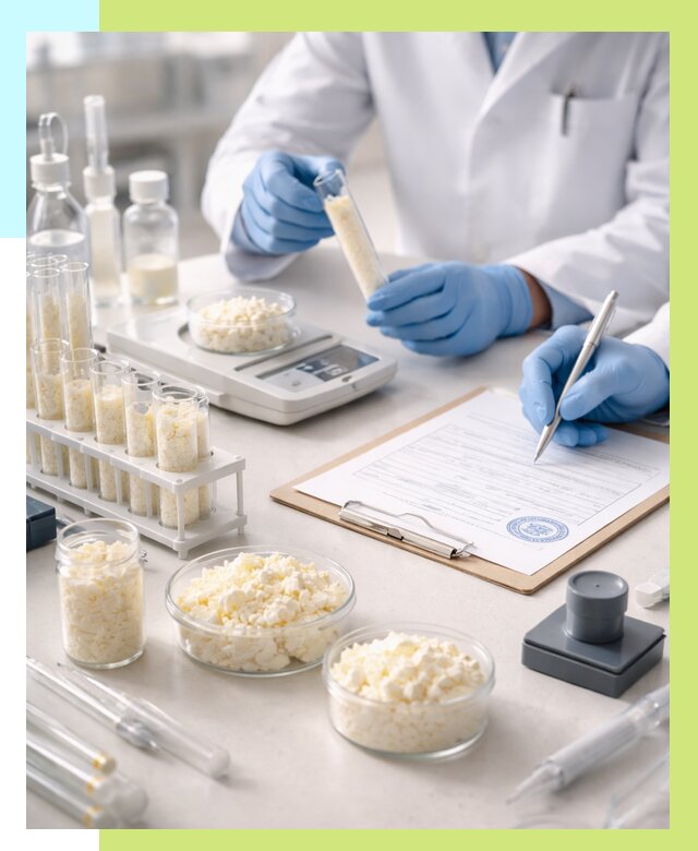 Сертификация творога в Горячем Ключе от 12400 р. под ключ | Алешин-Грч