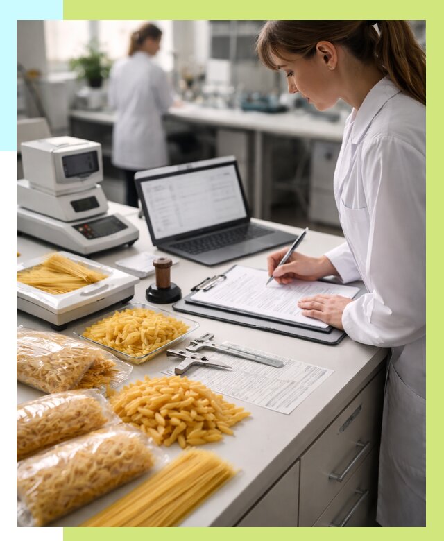 Сертификация макаронных изделий в Горячем Ключе от 15500 р. | Алешин-Грч