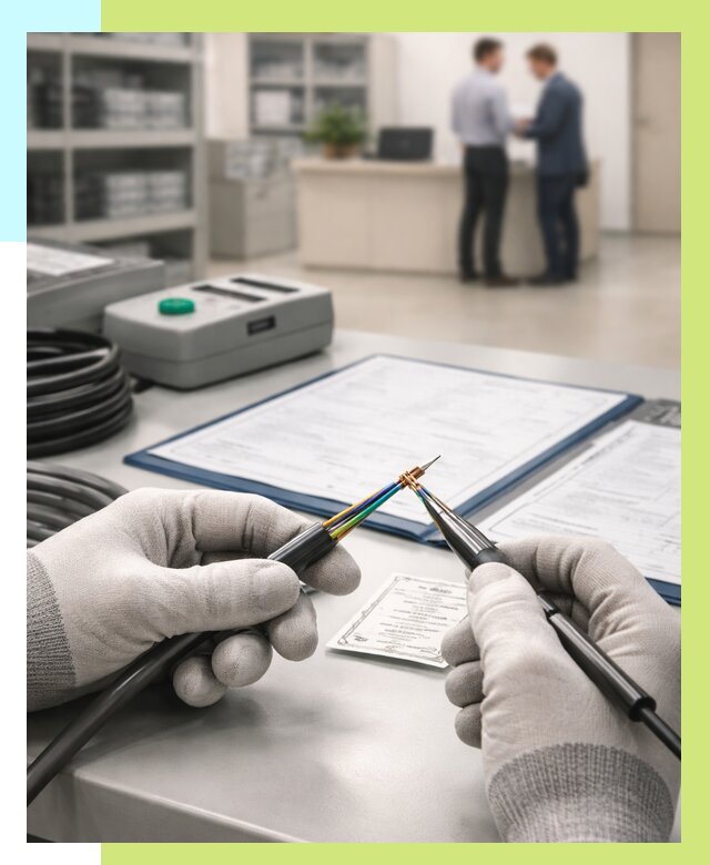 Сертификация провода в Горячем Ключе от 18599 р. в Алешин-Грч