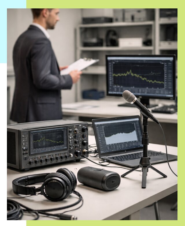 Сертификация аудиотехники в Горячем Ключе от 15500 р., Алешин-Грч