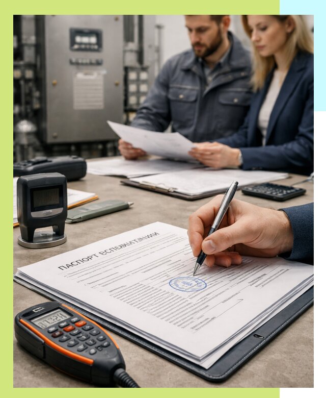 Оформление паспорта эксплуатации оборудования в Горячем Ключе