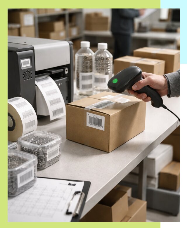 Штрихкодирование продукции и маркировка для продажи в Горячем Ключе