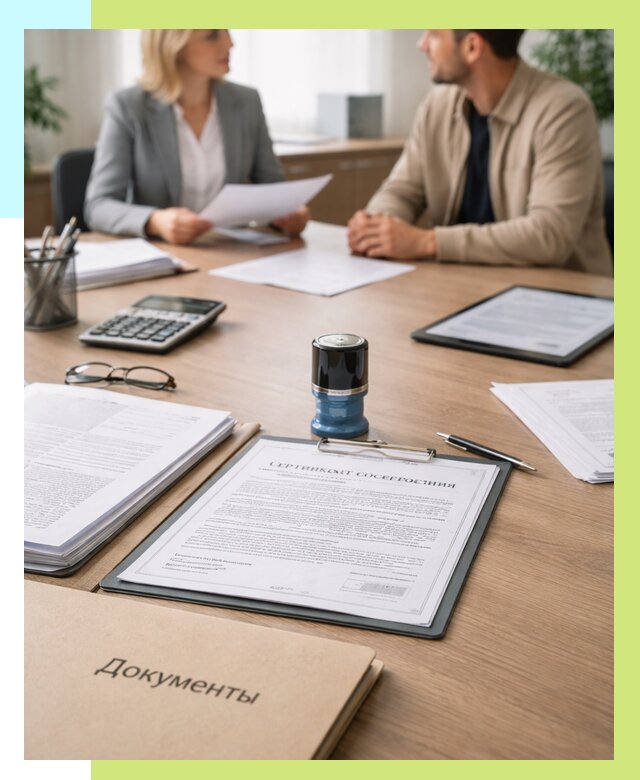 Сертификат соответствия на продукцию в Горячем Ключе от 15500 р.|Алешин-Грч