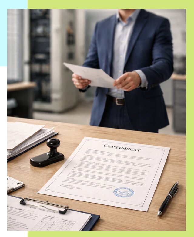 Сертификат на оборудование в Горячем Ключе от 15500 р. | Алешин-Грч