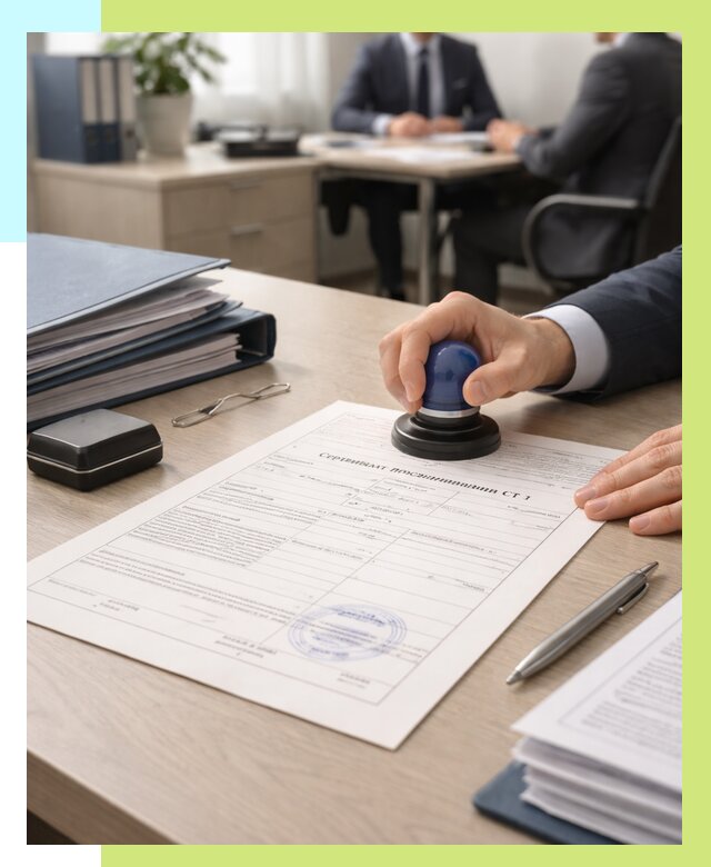 Сертификат происхождения СТ 1 в Горячем Ключе от 4650 р. | Алешин-Грч