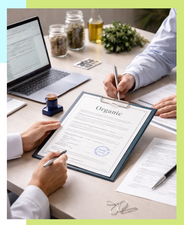 Оформление сертификат органик в Горячем Ключе от 30999 р. | Алешин-Грч