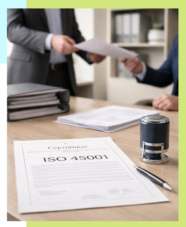 Сертификат ISO 45001 в Горячем Ключе под ключ от 46499 р. | Алешин-Грч